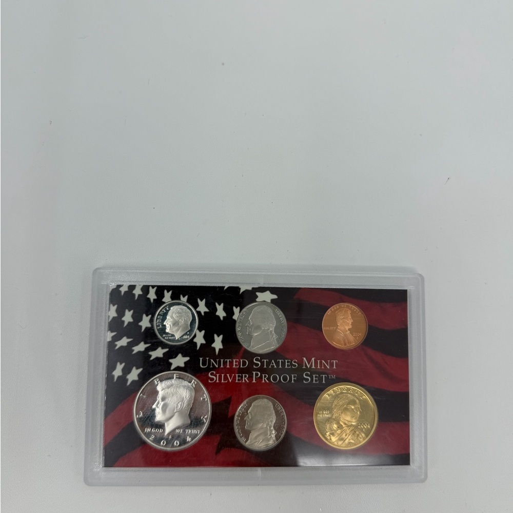 2004 S United States Mint 90% Silver Proof Set  6 coins